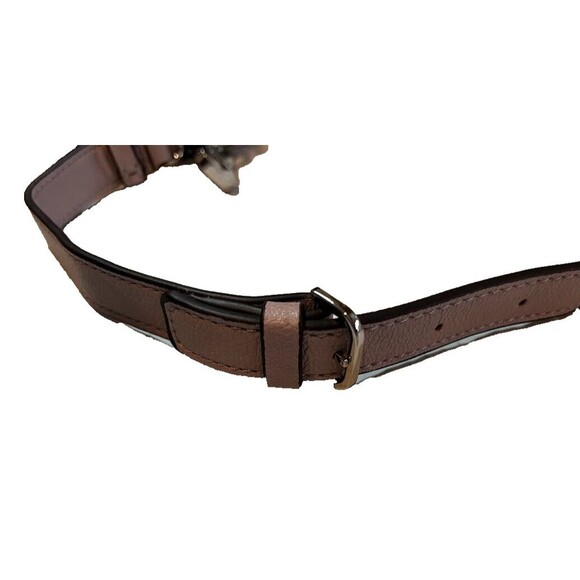 Guess Light Maeve Pink Faux Leather Double Zipper + Snap Crossbody Purse*READ - Picture 8 of 10